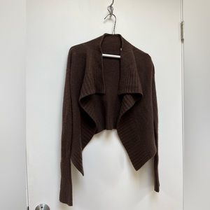 100% Brown Cashmere Sweater